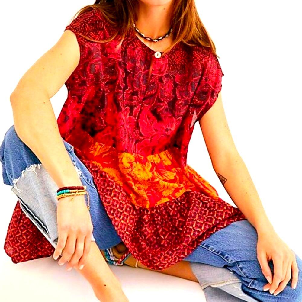 Free People Gotta Have You Tunic Top Sz S